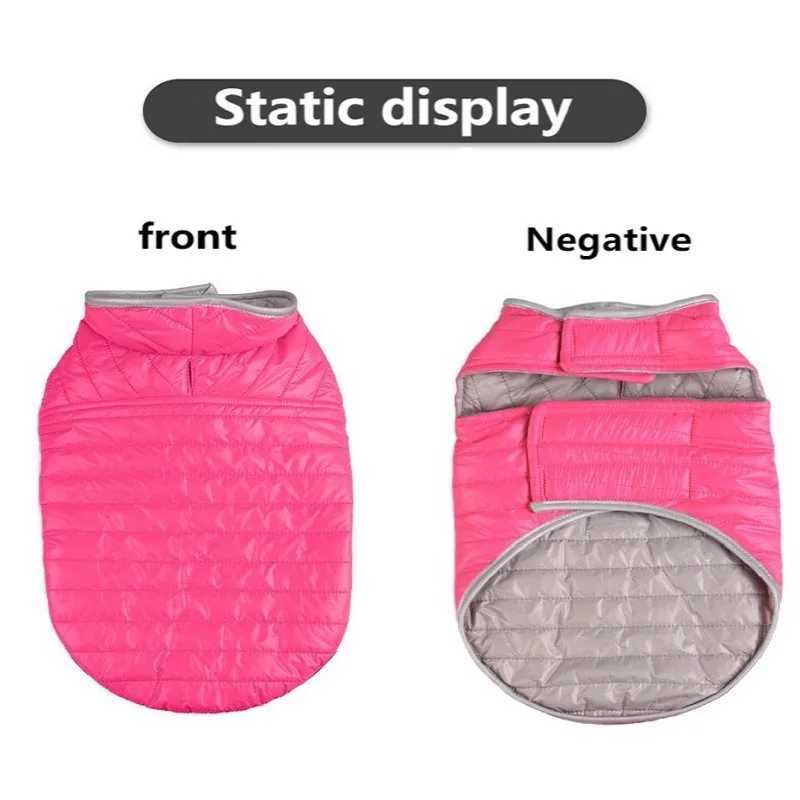 Dog Winter Clothes For Small Dogs Light Down Double-Sided Cotton-Padded Jacket Pet Clothing Coat Suit Overall Vest For Dogs 2021XJ250109
