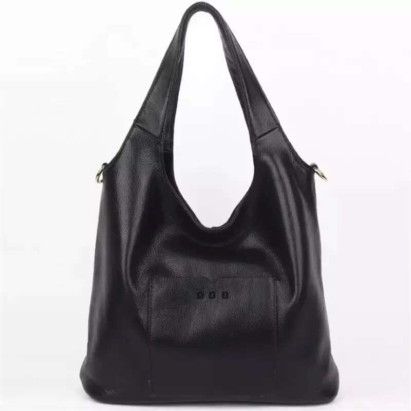 Genuine European And American Fashion Women's Messenger Shoulder Handbags Large Capacity Soft Leather Bags