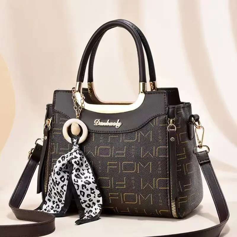 Vento Marea Women 2024 New Small Shoulder Bag Black Ribbons Crossbody Plaid Good Quality Fashion Handbags