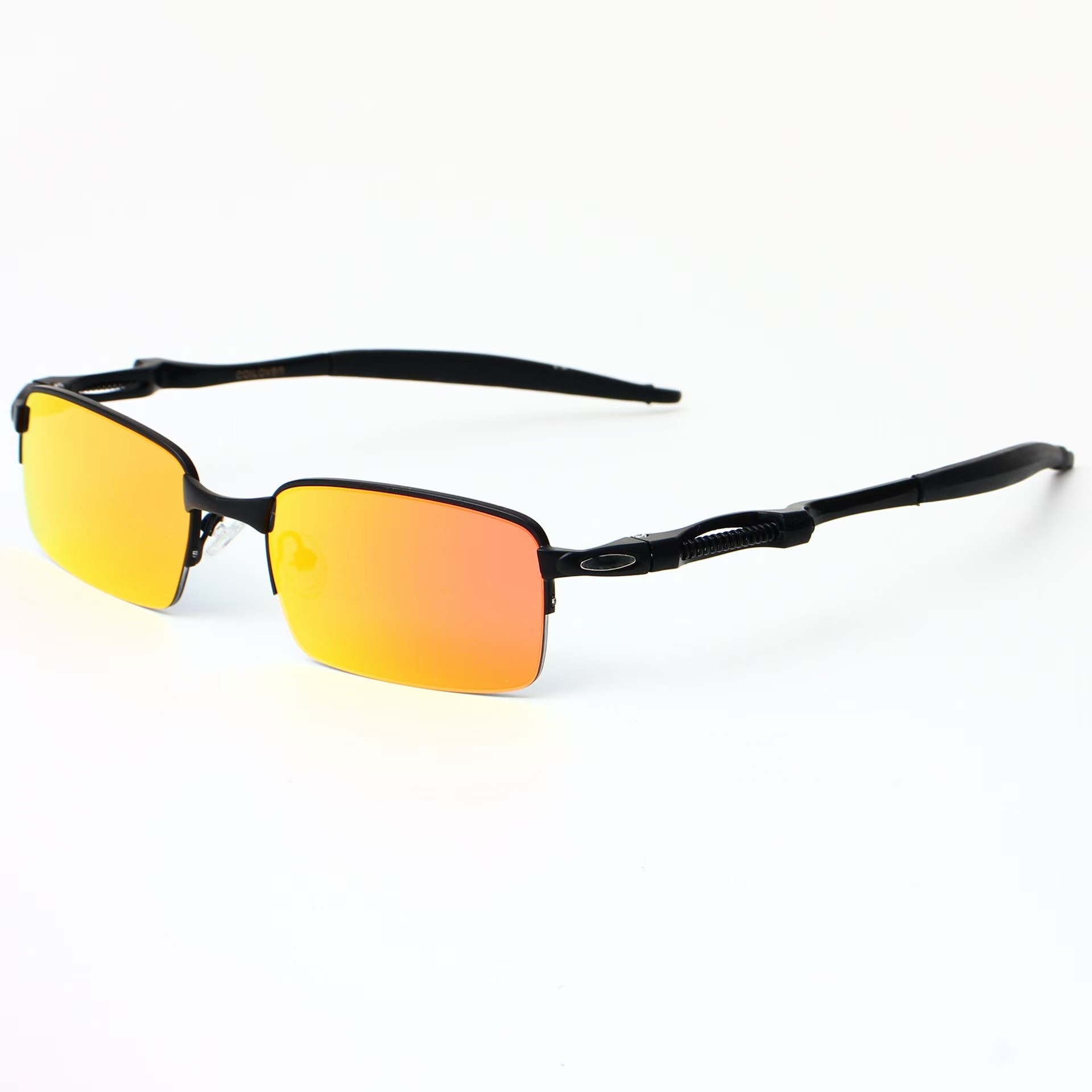 Trendy new outdoor sports cycling glasses frame retro anti myopia glasses for men and women half frame sunglasses