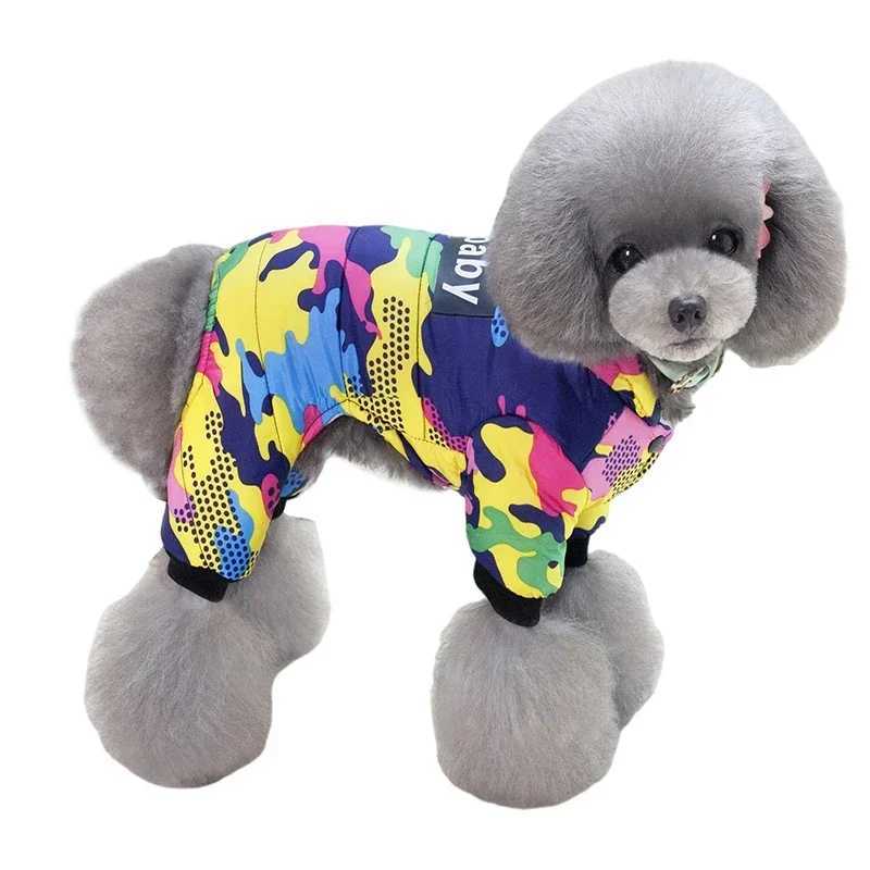 Winter Dog Clothes for Small Dogs Waterproof Dog Jumpsuit Fleece Warm Pet Jacket Yorkie Poodle Chihuahua Outfits Puppy CostumeXJ250109