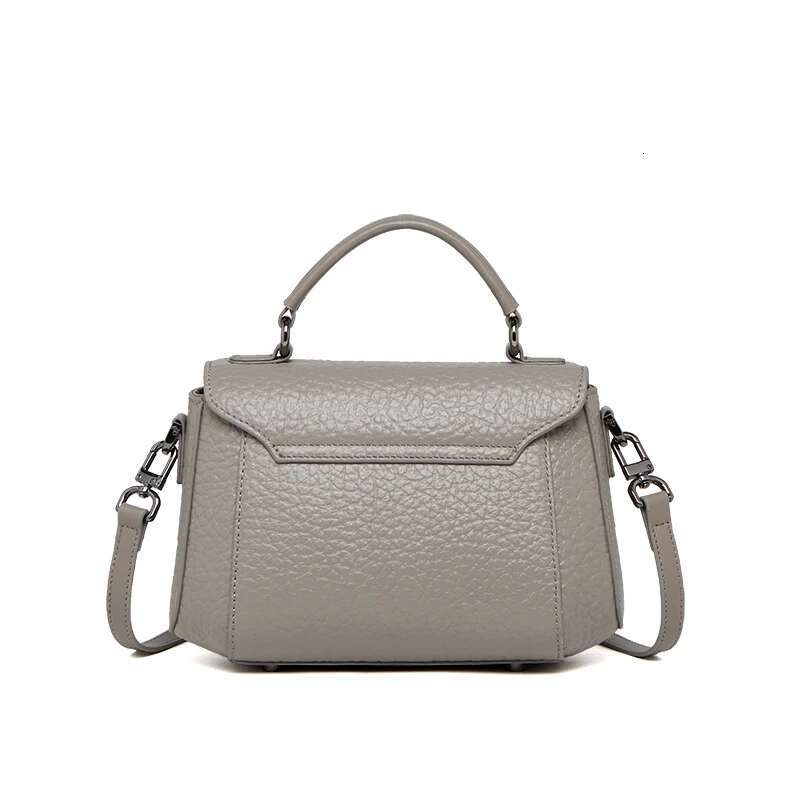 2024 New Bags ZOOLER First Cow Leather Handbag Woman Tote Bagstop Business Women Black Urious Purses Girl#Yc518