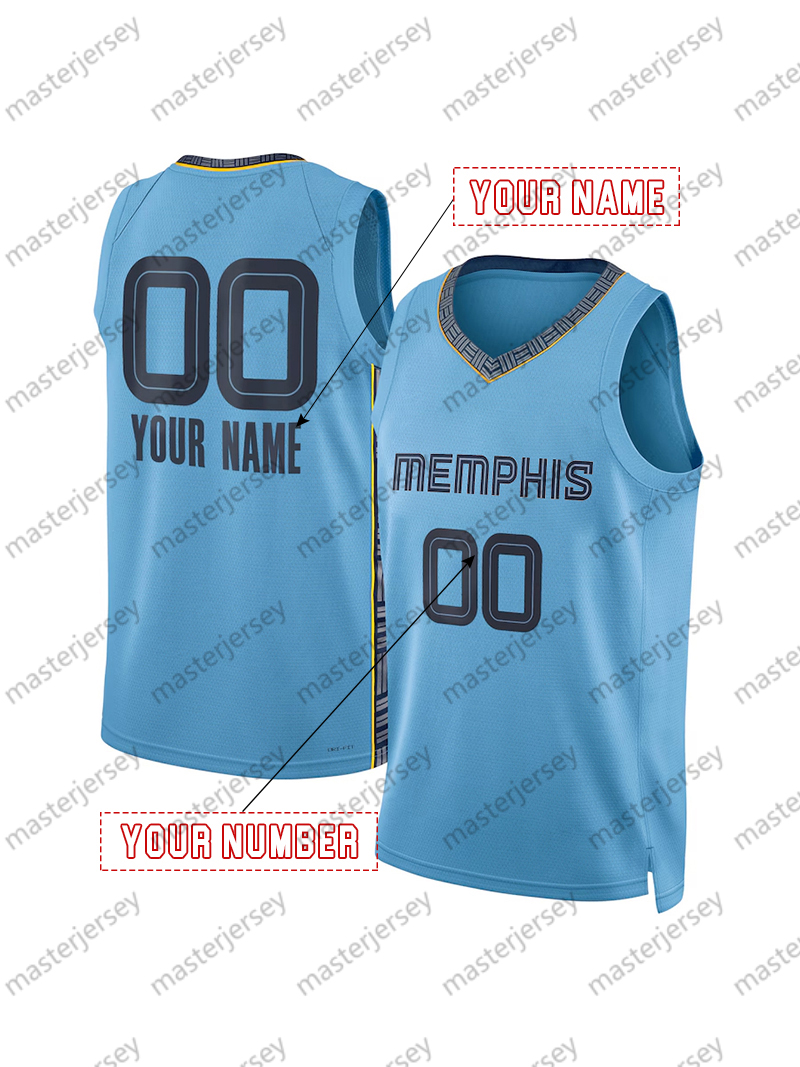 2024/25 City Edition Basketball Jersey Morant Edey Jackson Jr. Bane Custom Jerseys Sweatshirt - Embroidered