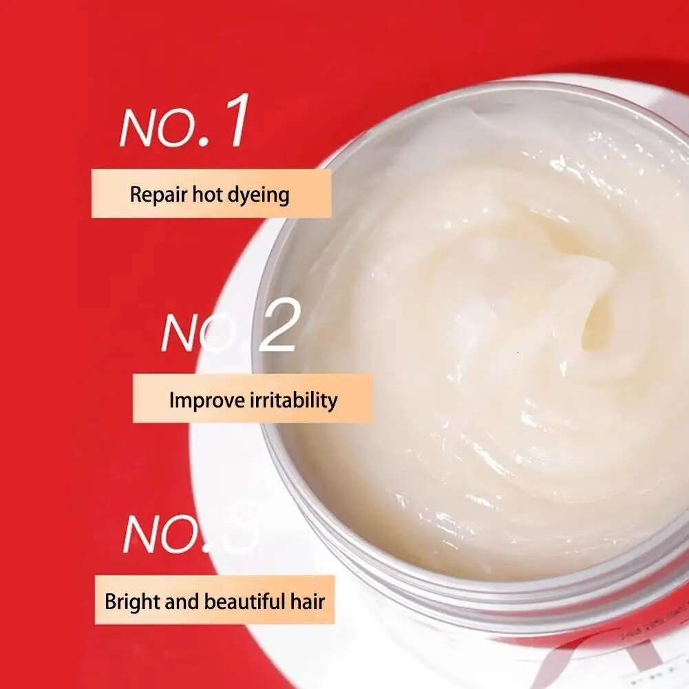 4pcs Repair Dry Smooth Mask Soaking Beauty Liquid Conditioner Keratin Treatment Soften Nourishing Moisturing Hair Care