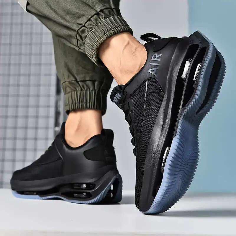 Size 9.5 High Sneakers Trainers Designer For Boy With Rubber Sole Vulcanise Shoes Shose Men's Slip-Ons Black Tennis Flats