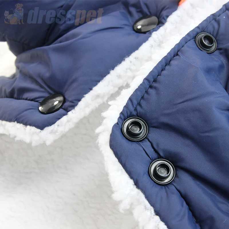 Super Warm Winter Dog Clothes For Small Dogs Waterproof Fabric Autumn Thick Pet Hoodies Chihuahua Puppy Costume Fur Coat For PugXJ250109