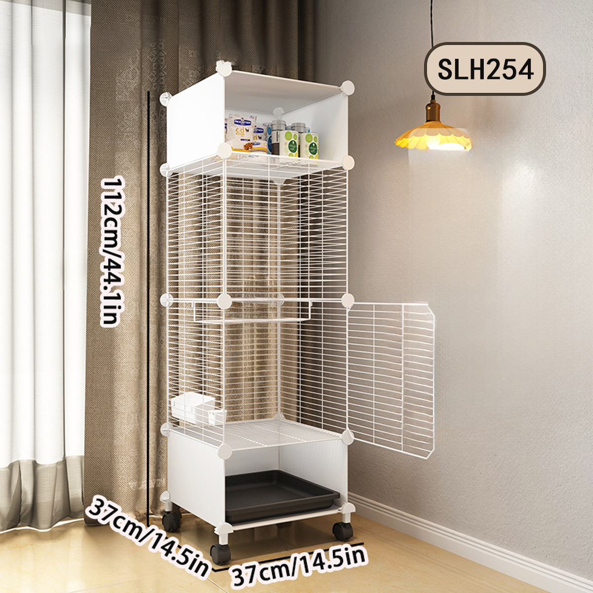 Specialized Ironbirdcage for Budgies, Finches - Ideal Household Decor for Pets