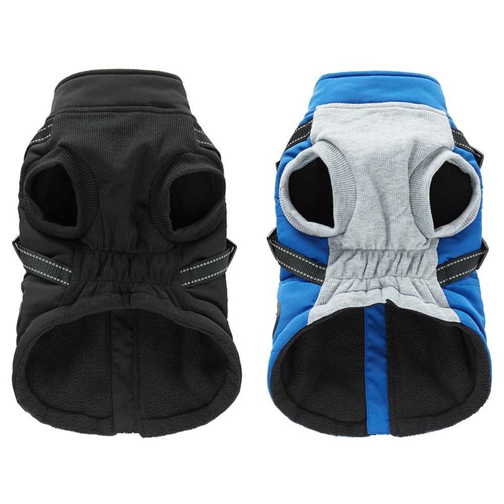 Pet Dog Waterproof Warm Jacket With Harness Reflective Dog Clothes For Small Large Dogs Coat Chihuahua French Bulldog OutfitsXJ250109