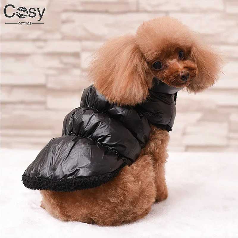 XS-3XL Pet Dog Down Jacket Winter Down Coat for Puppy Fleece Warm Inside Candy Color Pet Down Warm Coat Small Dog Down ClothesXJ250109