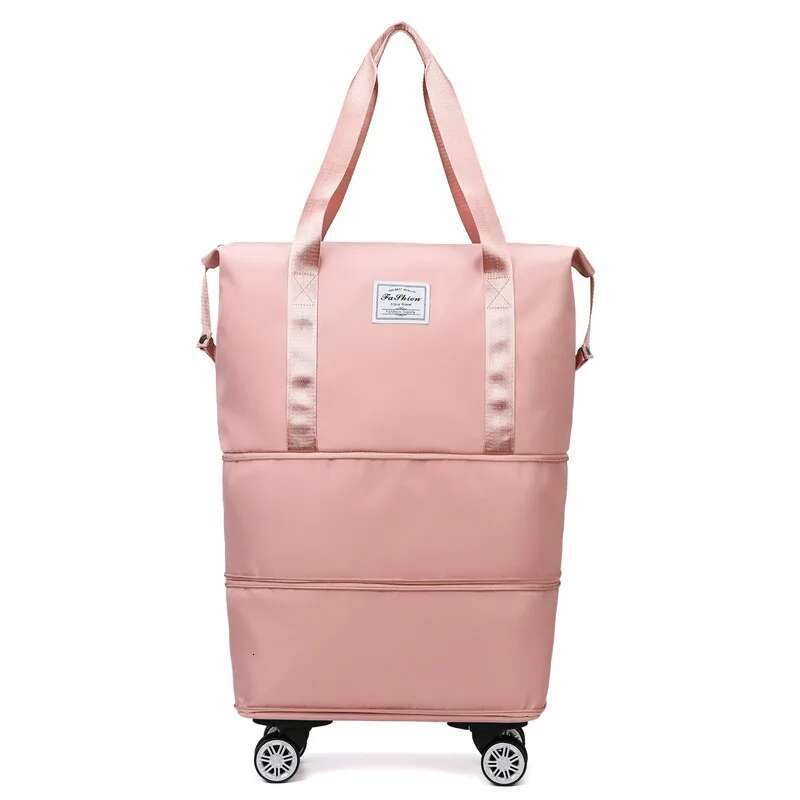 Oxford Cloth Large Capacity Dry Wet Separation Storage Business Travel Lage Bag Detachable Universal Wheel