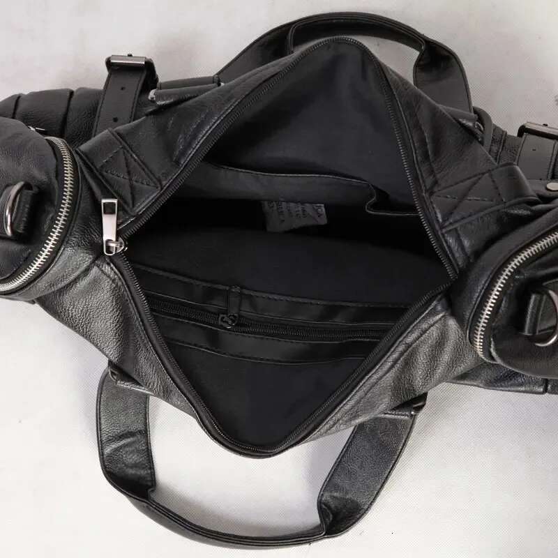 Large Capacity Male PU Leather Travel Casual Lage Bag Multifunction Shoulder Bags Handbag Crossbody Bolsos