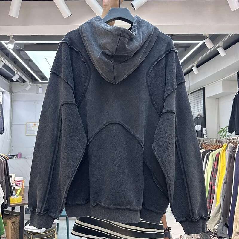 Women's Wear Reverse Design Process Solid Color Hoodie