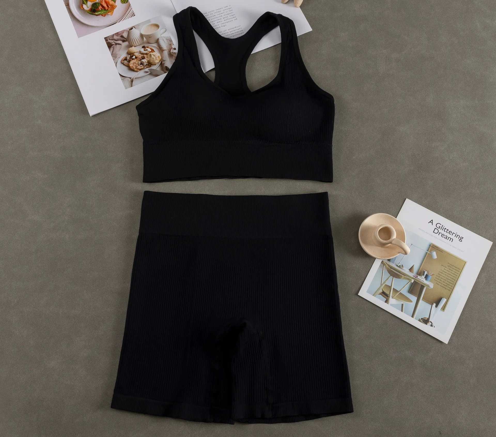 2 Yoga set Fitness suit Exercise Yoga set Fitness set ExerciseXJ250109