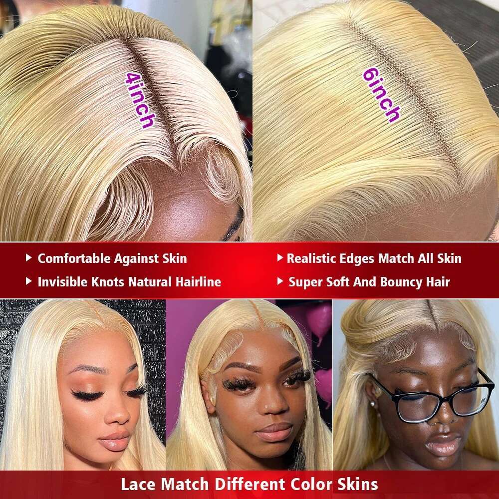 30 Inch 13x4 Honey Blonde Front 613 Hd Lace Frontal Wig 13x6 Colored 100% Body Wave Human Hair Wigs For Black Women