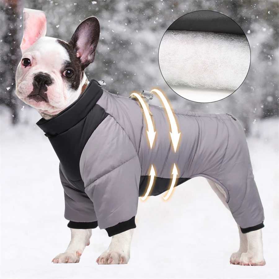 Waterproof Dog Jumpsuit Coat Winter Pet Dog Clothes Warm Puppy Cotton Jacket for Small Medium Dogs Pug Chihuahua Costume BulldogXJ250109
