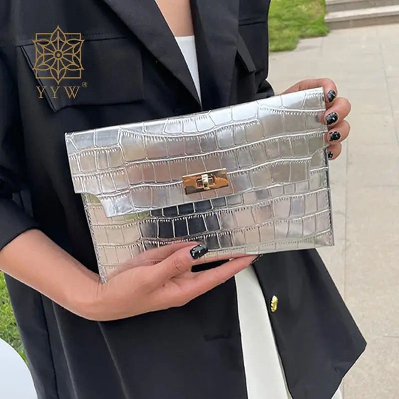 Thin Envelope Clutch Handbag Women Pattern PU Leather Mini Daily Purse Wallet Portable Evening Messenger Bags 250106