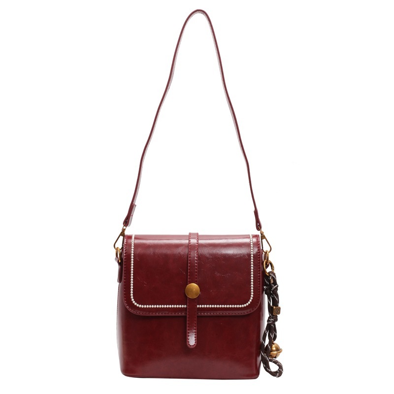 Bag Bag For Women 2025 New Trendy Mobile Phone Fashionable And Versatile, Student Covered Women's Bag, Single Shoulder Crossbody Bucket Bag