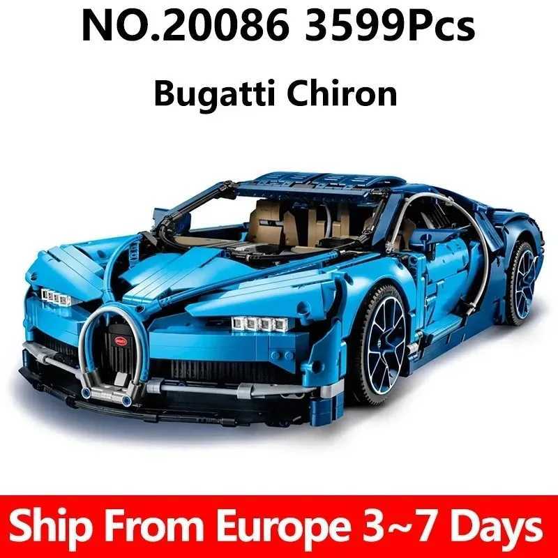 E Blocks 3599 Pieces High-Tech Supercar Model Building Block Kit - Detailed Assembly, Collector's Edition Plastic Bricks