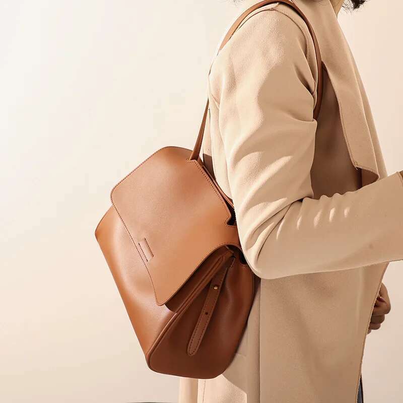 Jamhoo France Niche Design Handbag High Capacity Crossbody Shoulder Bags For Women Solid Color Shopper Bag