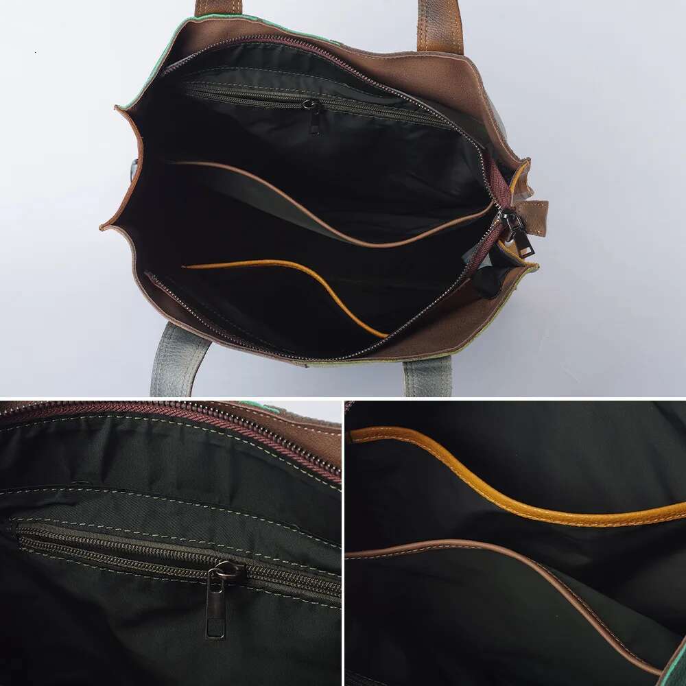 Fashion Genuine Cow Leather Multicolour Women Handbag Casual Girl Shopping Bag Designer Patchwork Female Shoulder Crossbody Bags