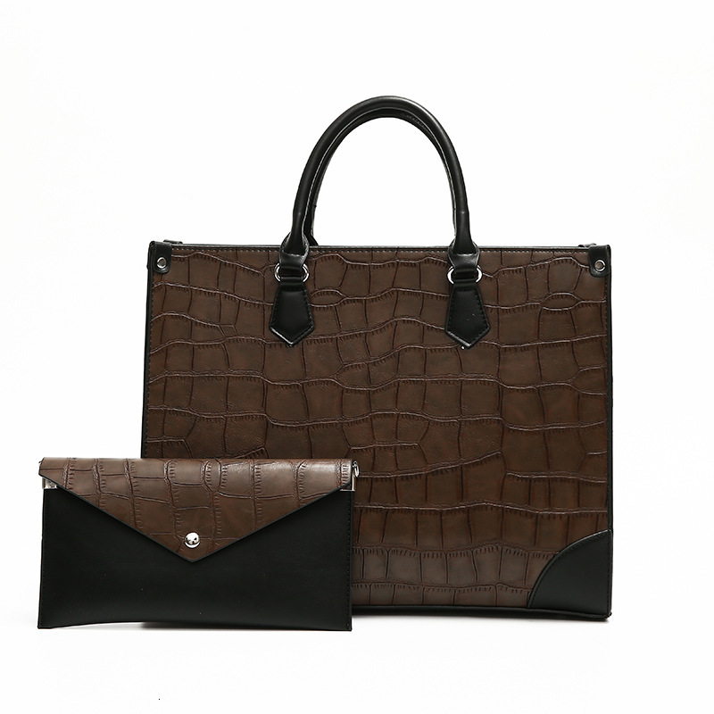 New Designer Bag Large Capacity Women's Briefcase Handbag Commuting Computer Bag Outdoor Leisure Bag Wallet