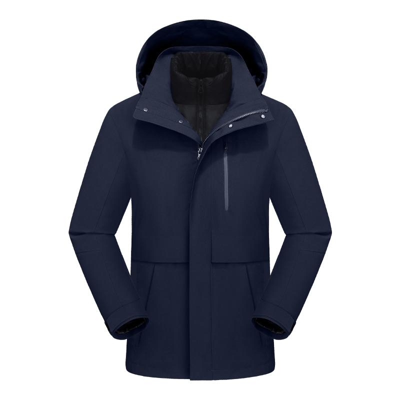 DX-J24688 New Punching Jacket Men's High-end Business 3-in-1 Punching Jacket B3