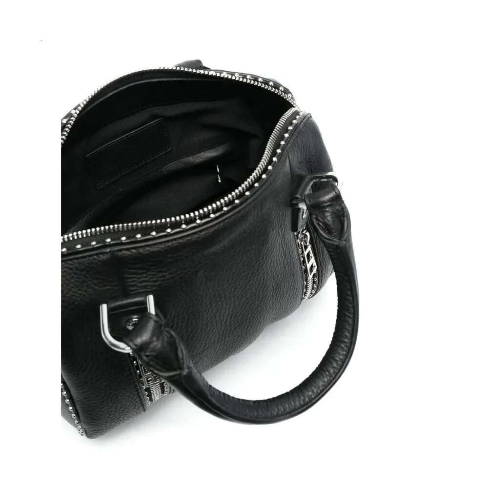 Genuine Leather Women Niche Brand Design New High Quality Fashion Handbag Light Casual Boston Vitange Wrist Bag