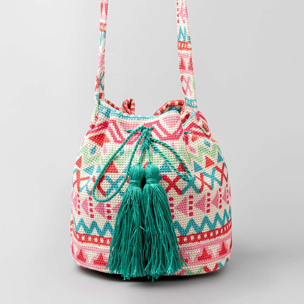 Crossbody Bucket Bohemian Ethnic Style Women's Printed New Canvas Commuter Bags