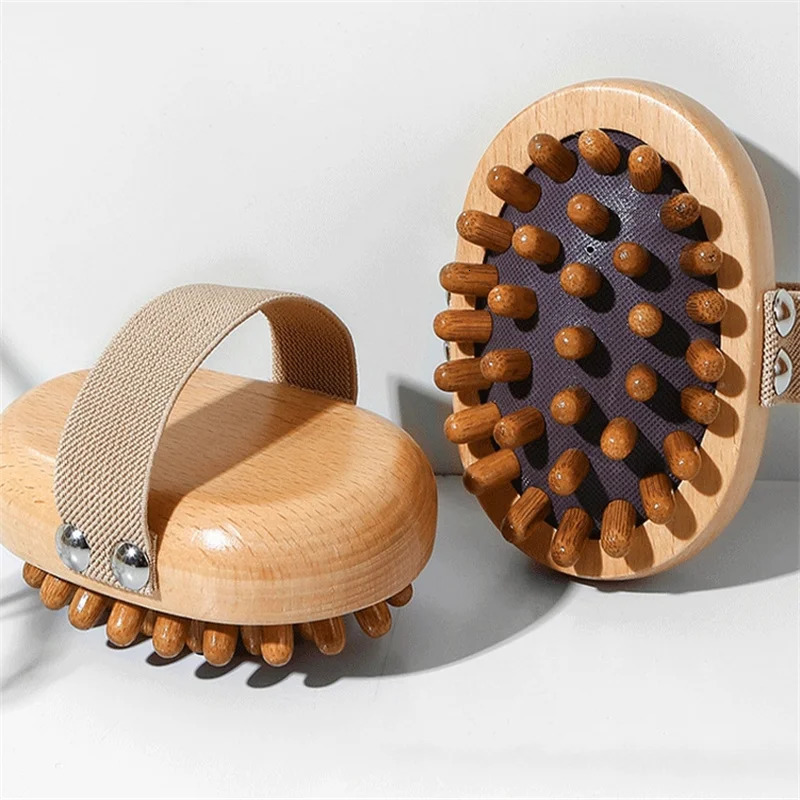 Professional 1PC Wood Comb Healthy Cushion Hair Loss Massage Brush Hairbrush Comb Scalp Massage Comb Hair Care Bamboo Comb 250106