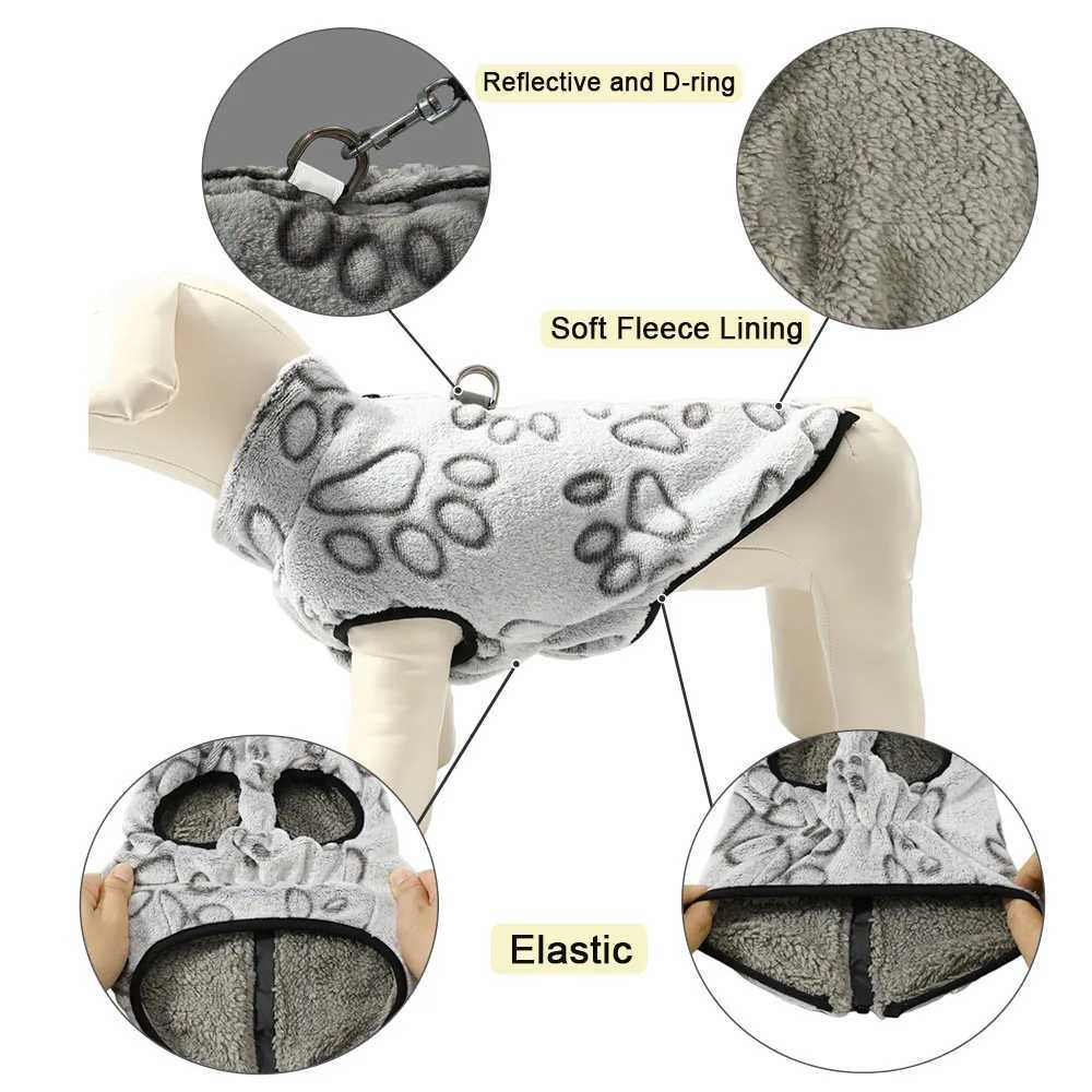 Cute Dog Jacket Winter Warm Puppy Clothes For Small Dogs Vest Sweater Soft Fleece Pet Coat Overalls Chihuahua Yorkshire OutfitsXJ250109