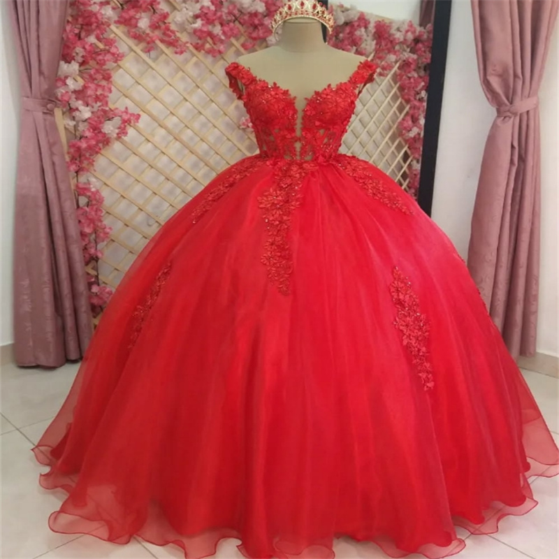 Amazing Red Short Vestidos De 15 Quinceanera 2 In 1 Convertible Princess Vestidos Xv Anos Lace Sweet 16 Dress Charro Birthday Formal Occasion Engageme