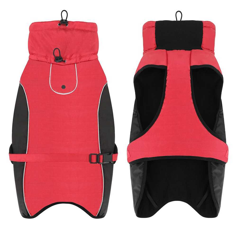 Waterproof Big Dog Clothes Warm Large Dog Coat Jacket Reflective Raincoat Clothing For Medium Large Dogs French Bulldog XL-6XLXJ250109