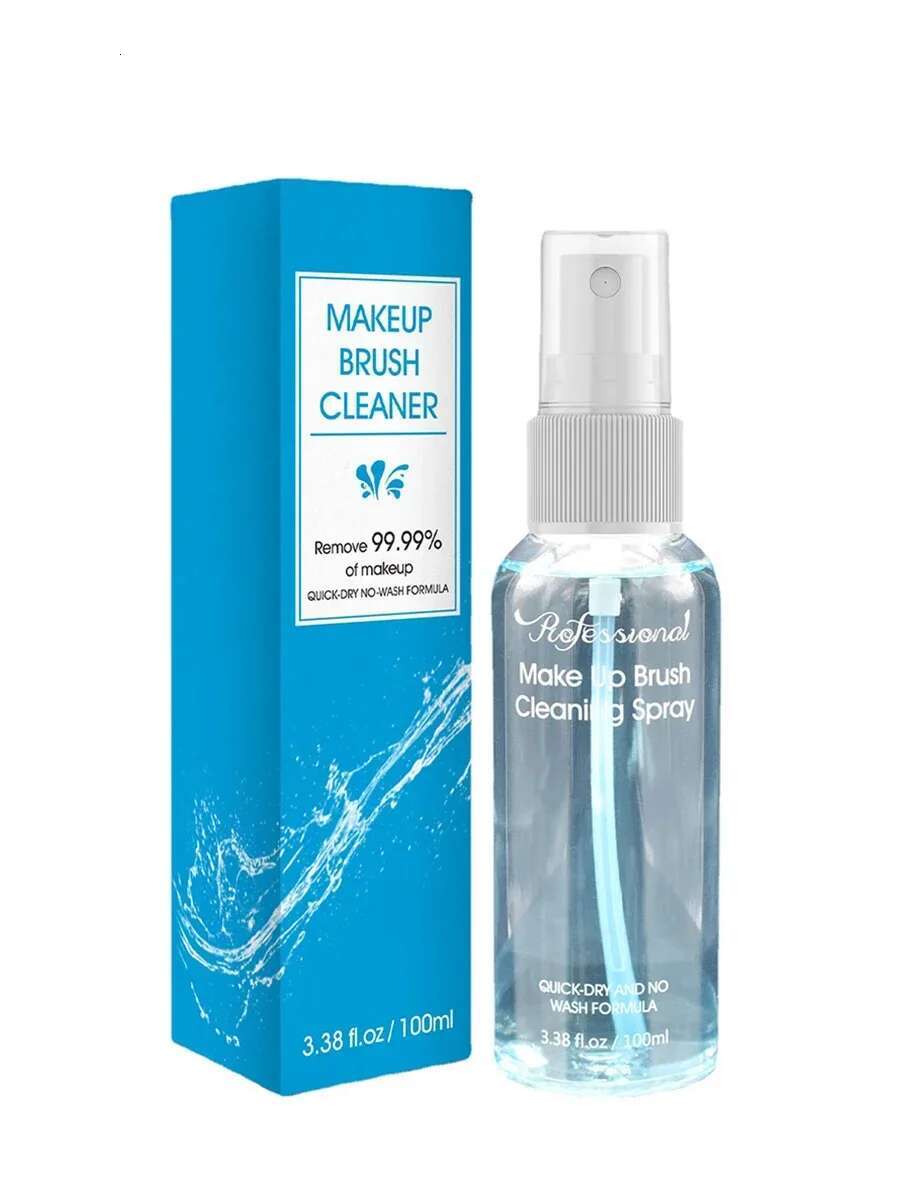 Private Label 100ml Brush Cleaner Solution Custom Sponge Powder Puff Fast Dry Tools Makeup Wholesale