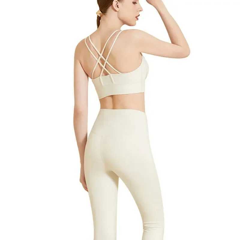 2Pcs Seamless Yoga Set Gym Fitness Clothing Women Suits Sports Bra Crop Top Workout Leggings Sportswear FemaleXJ250109
