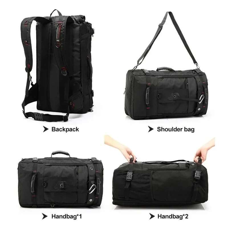 50L 70L Travel Fiess Training Backpack Large Capacity Multifunction Lage Bag Waterproof Men Outdoor Hiking Trekking Packxa8