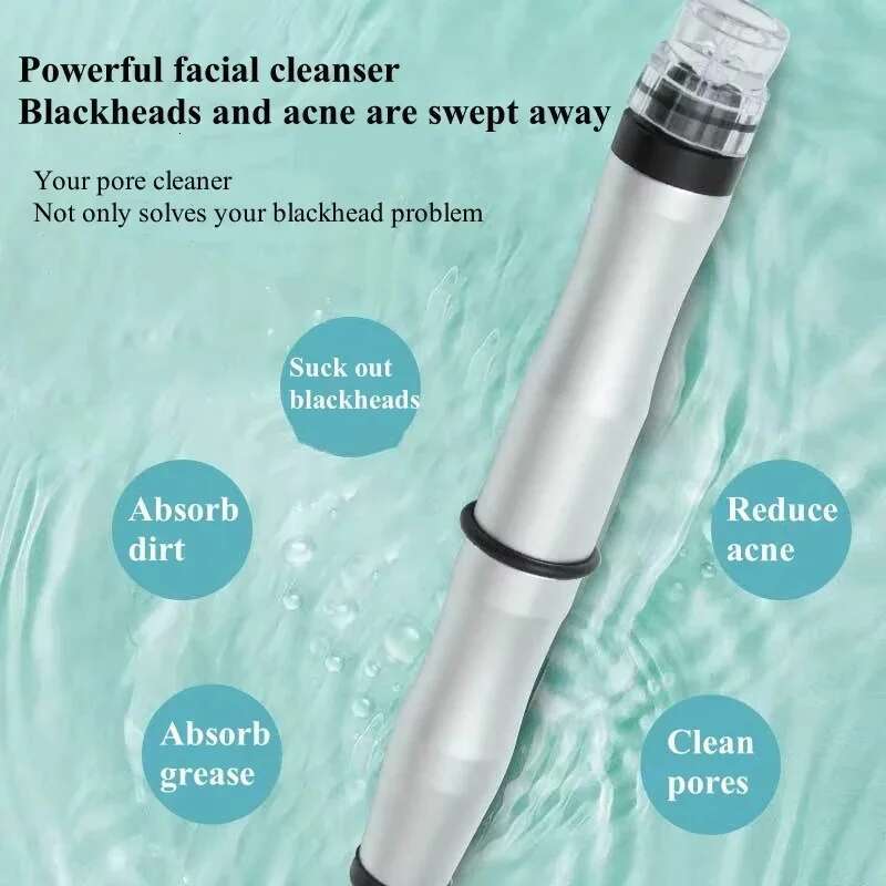 2024 Beauty Facial Lift Cleaner Pore Vacuum Blackhead Remover Portable Deep Cleansing Small Bubble Hydro hine for Nose Face