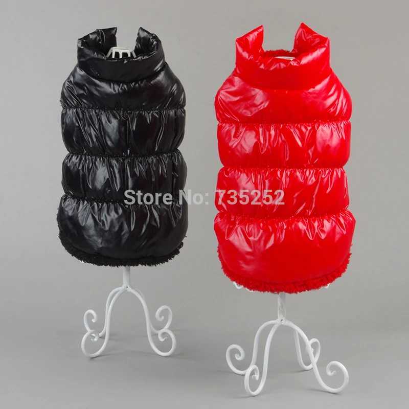 Winter Pet Dog Down Coat Fleece Warm Inside Candy Color Pet Down Warm Coat Puppy Down Clothes Winter Clothes Clothing XS-3XLXJ250109