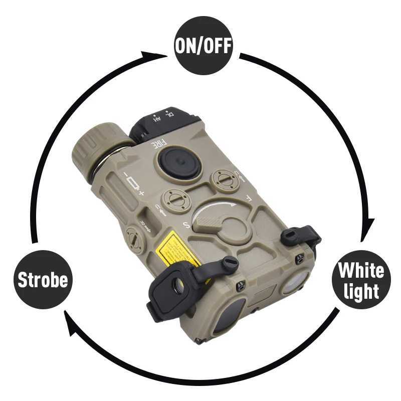 WADSN EOTEC Nylon OGL Tactical Weapon Flashlight Only for White Light Hunting Rifle Airgun Accessories Suitable for 20mm Picatinny Rail M250110