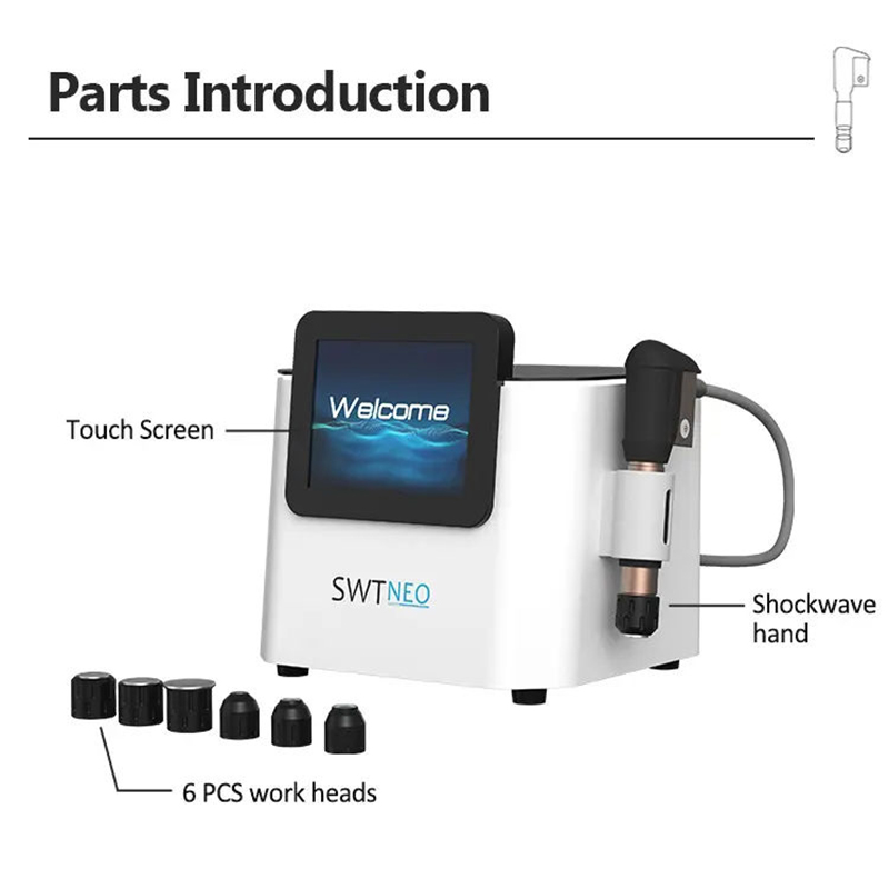 High Efficiency Physical Therapy Physiotherapy Shockwave Equipment for Pain Relief Effective ED Therapy Shockwave Rehabilitation Sport Injury Device