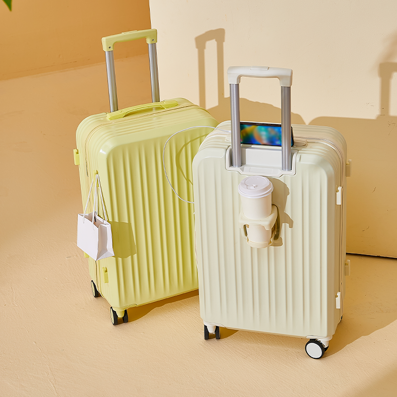 Luggage PC+ABS Spinner 20 Inch 24 Inch 28 Inch Carry-on Light Suitcase Boarding Required