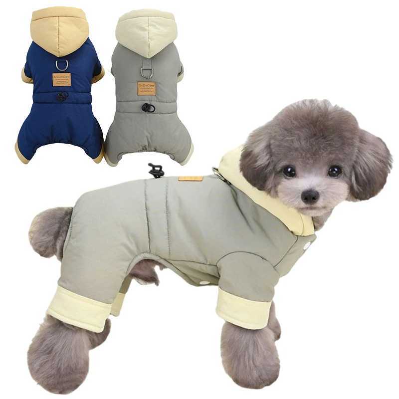 Thicken Warm Dog Jumpsuit Winter Dogs Clothes for Chihuahua Youkshire Coat Windproof Puppy Overalls Poodle Jacket Pet ApparelXJ250109