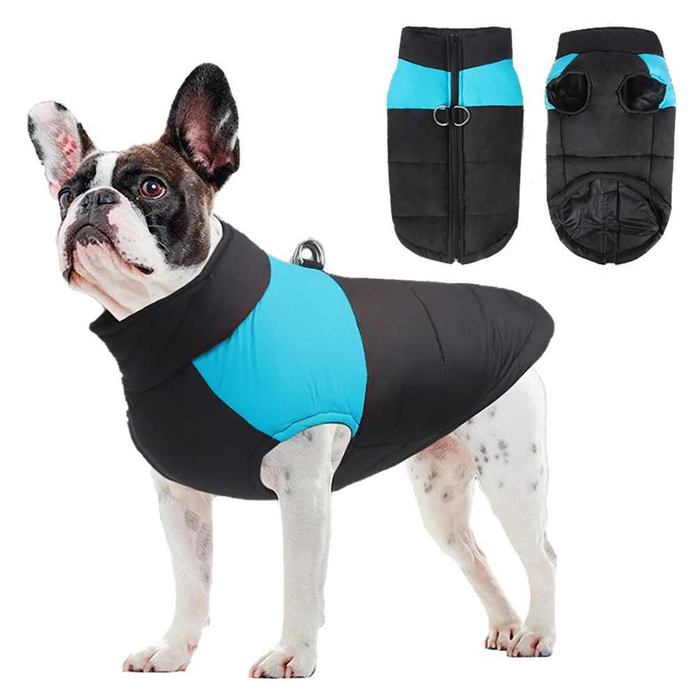 Waterproof Winter Dog Clothes Warm Pet Cotton Jacket Vest For Small Large Dogs Puppy French Bulldog Coat Chihuahua York CostumeXJ250109