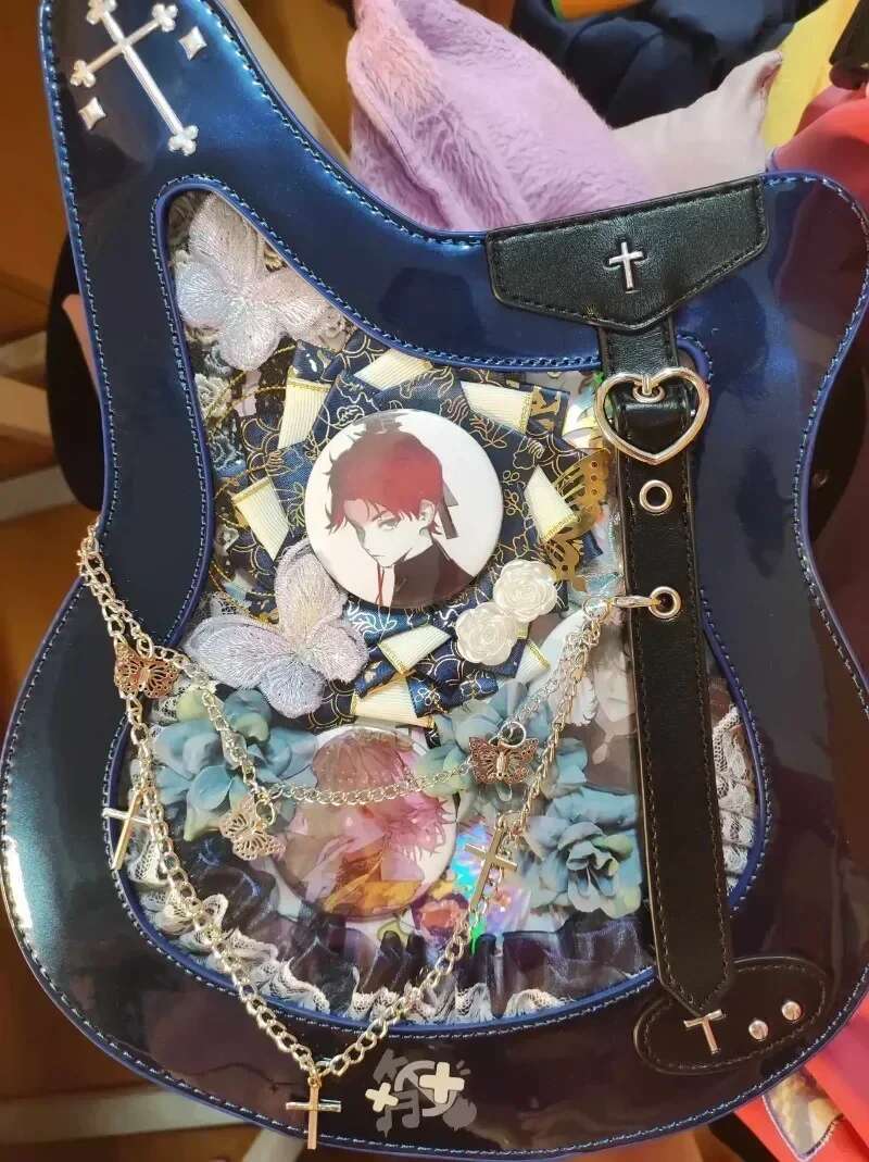 2025 New Trendy Ita Chic Designed Transparent Pu Shoulder Bags For Women Fashion Popular Crossbody Bag Personality Bolsa