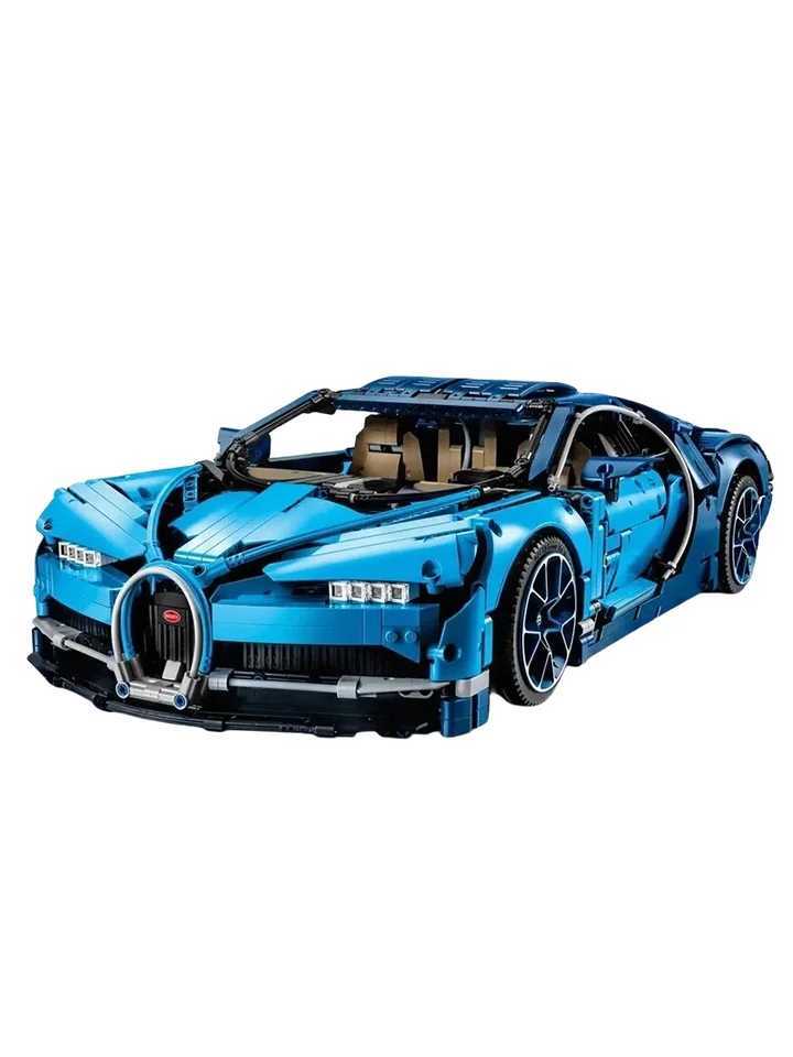 E Blocks 3599 Pieces High-Tech Supercar Model Building Block Kit - Detailed Assembly, Collector's Edition Plastic Bricks