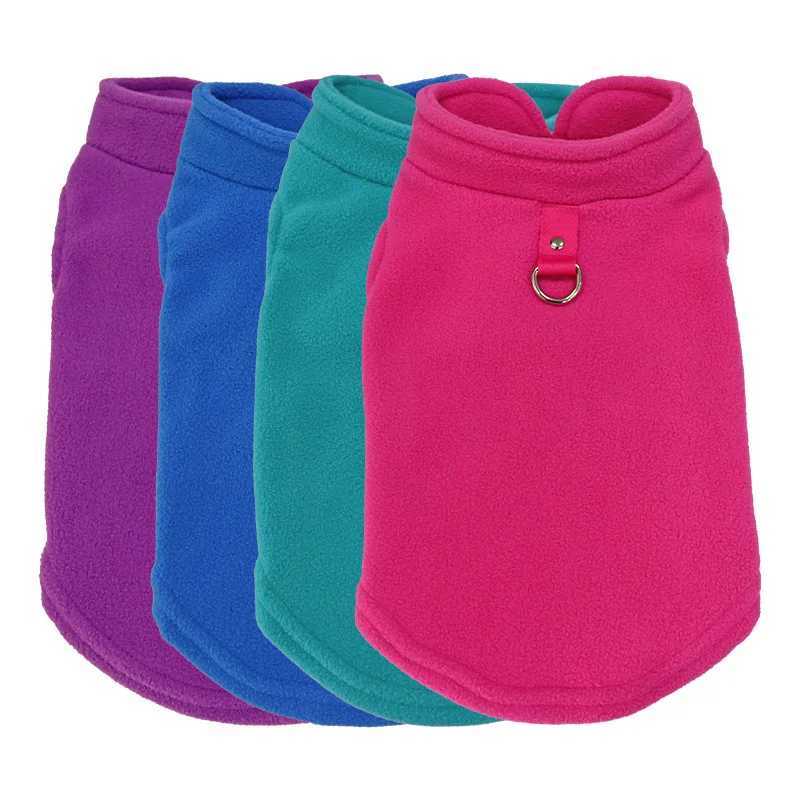 Winter Warm Fleece Dogs Clothes Chihuahua Coat Pet Jacket Vest with D-Ring French Bulldog Apparel Puppy Clothing York CostumeXJ250109
