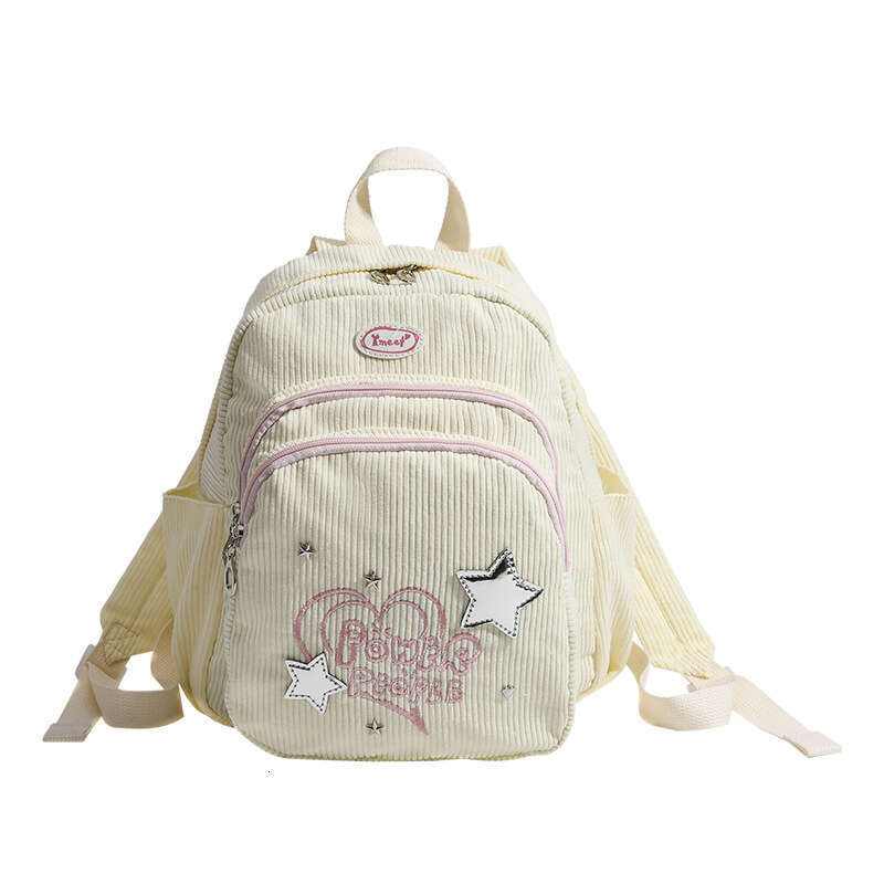 Small cute white for autumn winter, student commuting 2025 new model, small, fresh, casual and exquisite backpack