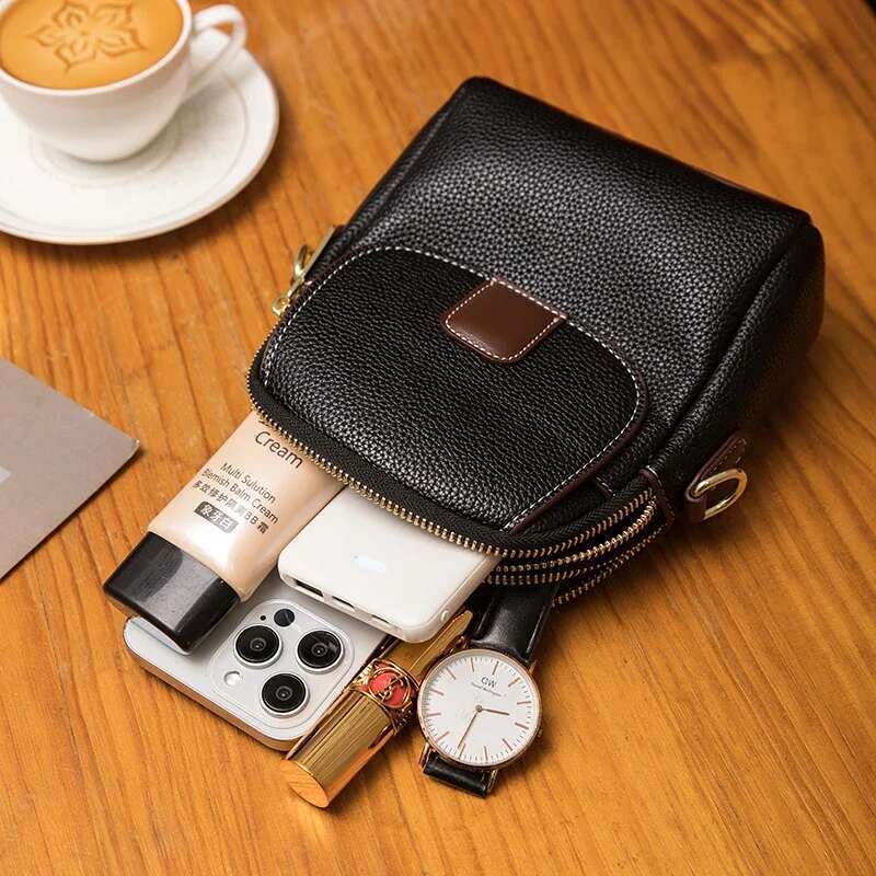 Crossbody Shoulder Messenger Bag Strap For Ladies Casual Girls New Fashion Handbag Phone Women's Genuine Pu Leather Small