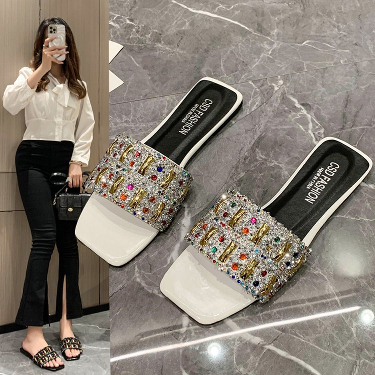 Women Slippers Flat Bottom Comfort New Fashion Plus hot Size Outdoor Indoor Wear Triple Black White Free shipping