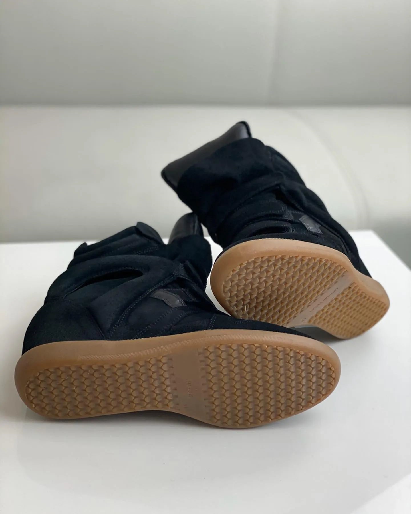 home shoe indoor slipper designer- shoes Isab trainers mart bek leather trimmed wedge black white comfortable womens sneakers simple ett imslipper Rih