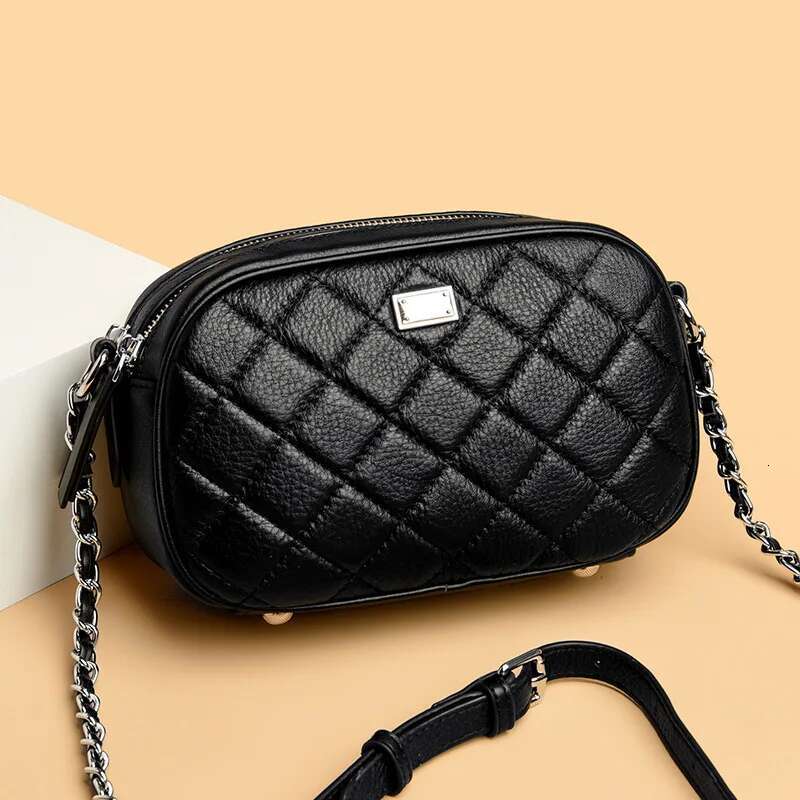 New Leather Handbag Summer Women's Crossbody Fashion Chain Underarm For Girls Versatile And Niche Mobile Phone Bag